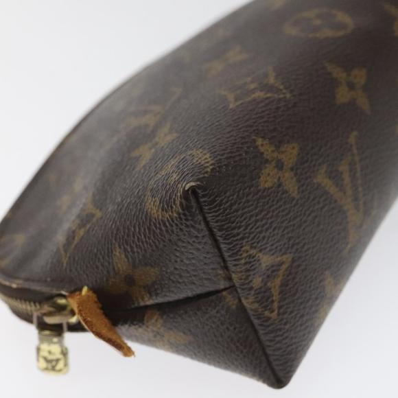 LOUIS VUITTON Monogram Pochette Cosmetic PM Cosmetic Pouch M47515 LV Auth 114187 - Picture 14 of 16